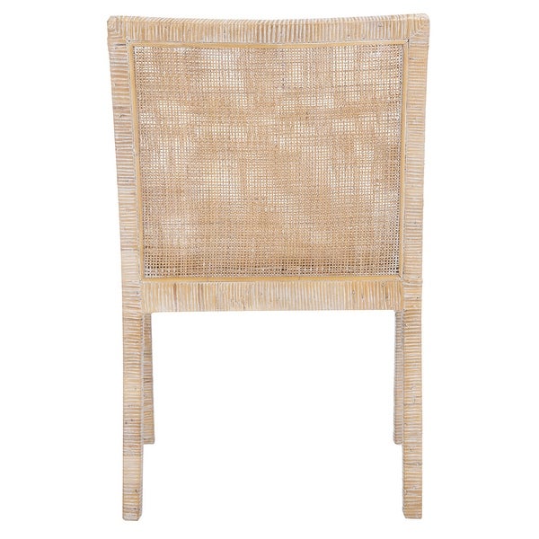 SAFAVIEH Sarai Coastal Accent Chair with Cushion - 22.8