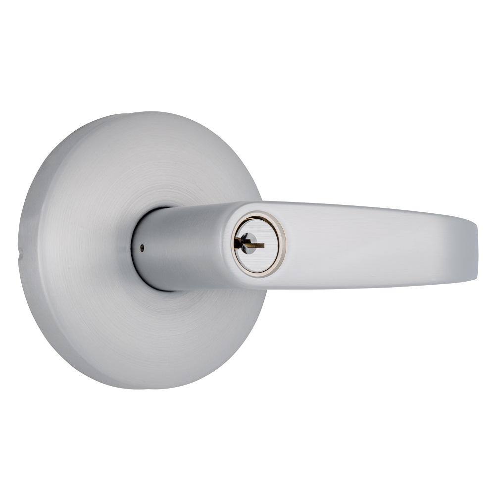 Universal Hardware Universal Hdw Heavy Duty Commercial Entry Curved Lever Cylindrical Chassis ADA UL 3-Hr Fire ANSI Grade 2 Satin Chrome UH40126