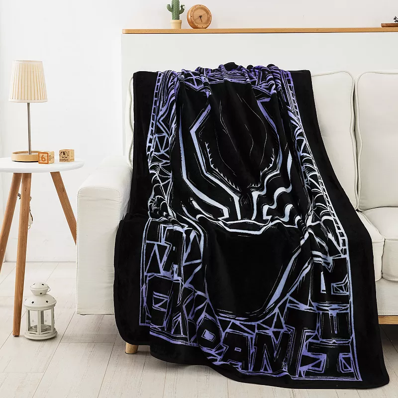 Black Panther Stare Silk Touch Throw