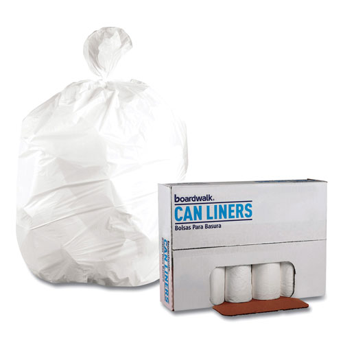 Boardwalk Low-Density Waste Can Liners | 45 gal， 0.6 mil， 40