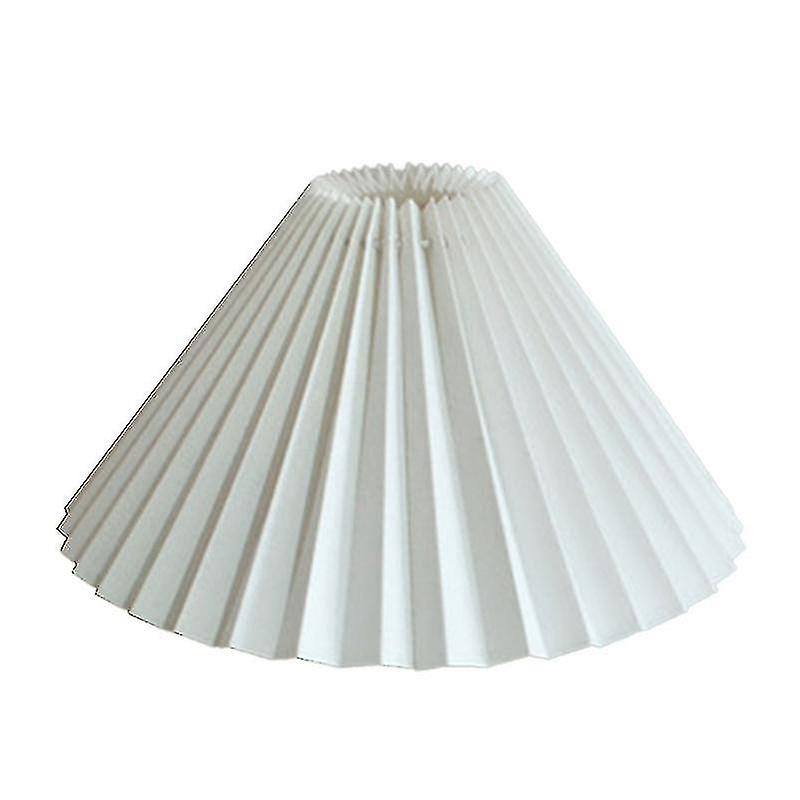 Pleated Lampshade E27 Light Cover Japanese Style Fabric Table Lamp Ceiling Decor