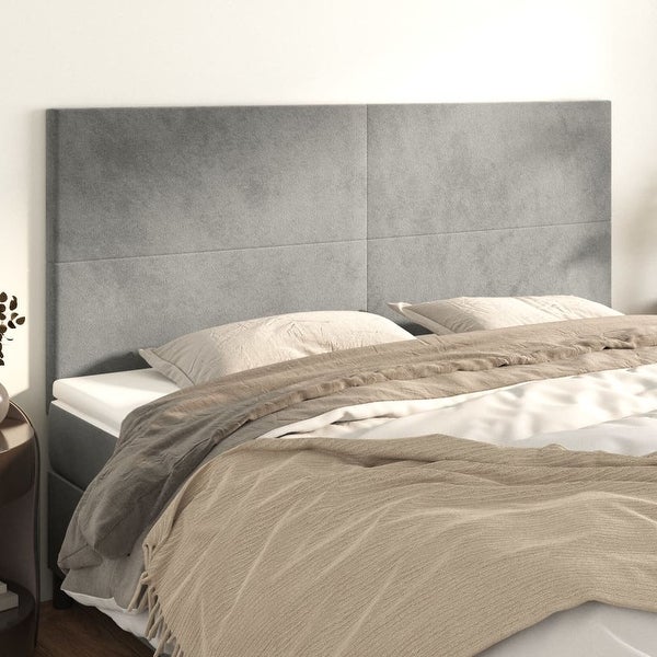 vidaXL Headboard Dark Gray 39.4