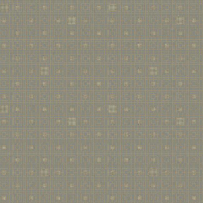 Sample Deco Screen Wallpaper in Grey and Metallic from the Deco Collection