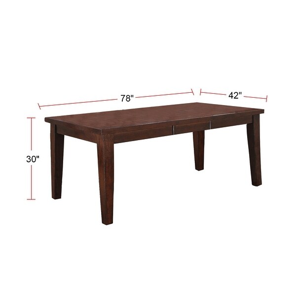 Wooden Dining Table with 18