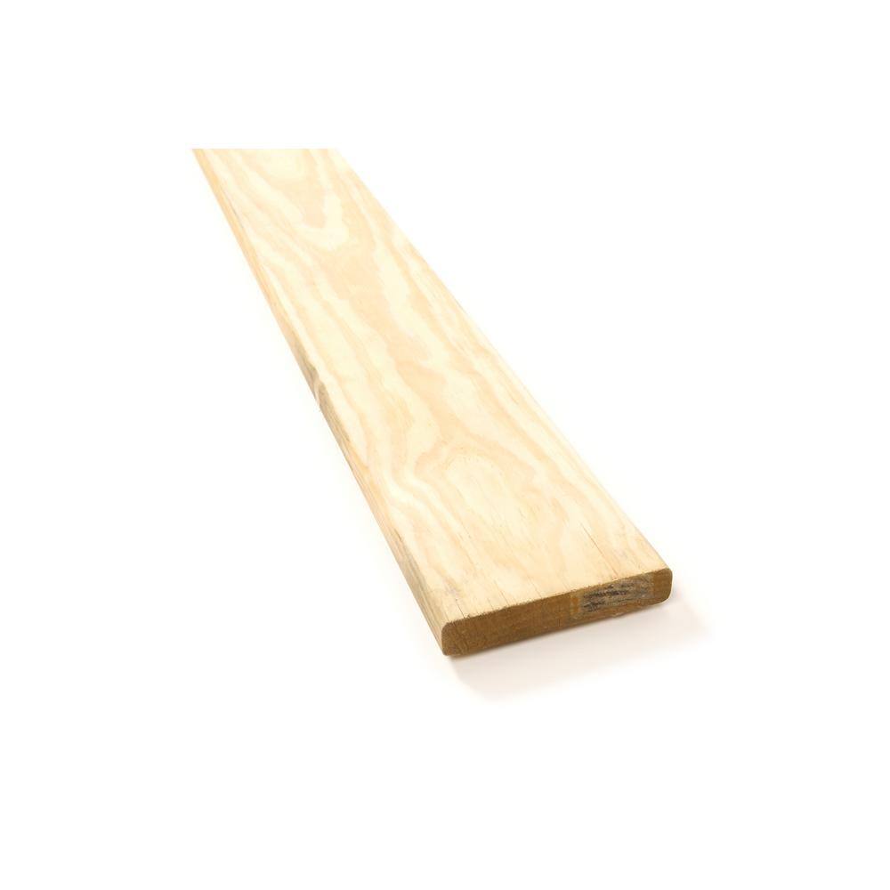 WeatherShield 54 in. x 6 in. x 16 ft. Standard Ground Contact Pressure-Treated Southern Yellow Pine Decking Board 253919