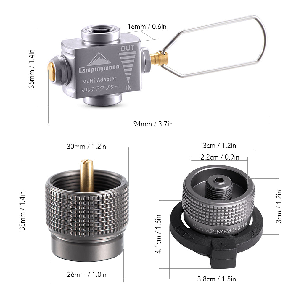 Lixada Gas Saver Plus with Butane Adapter Gas