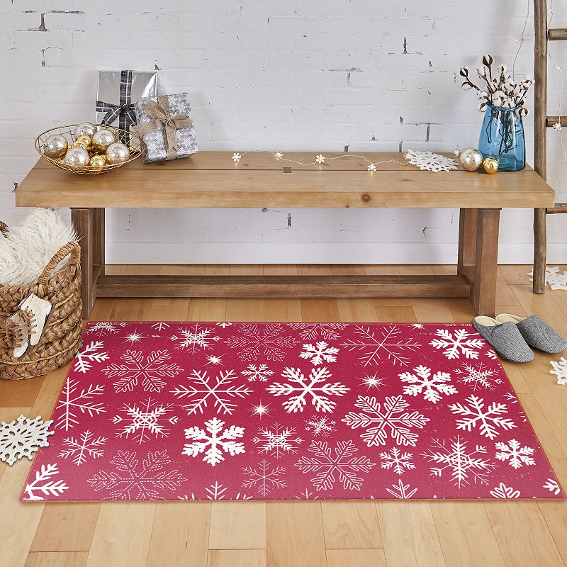 Mohawk® Home Prismatic Snowflakes Rug