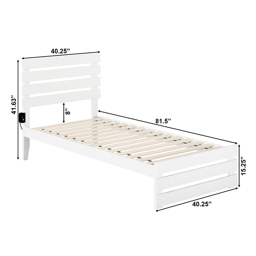 Oxford Bed with Footboard and USB Turbo Charger