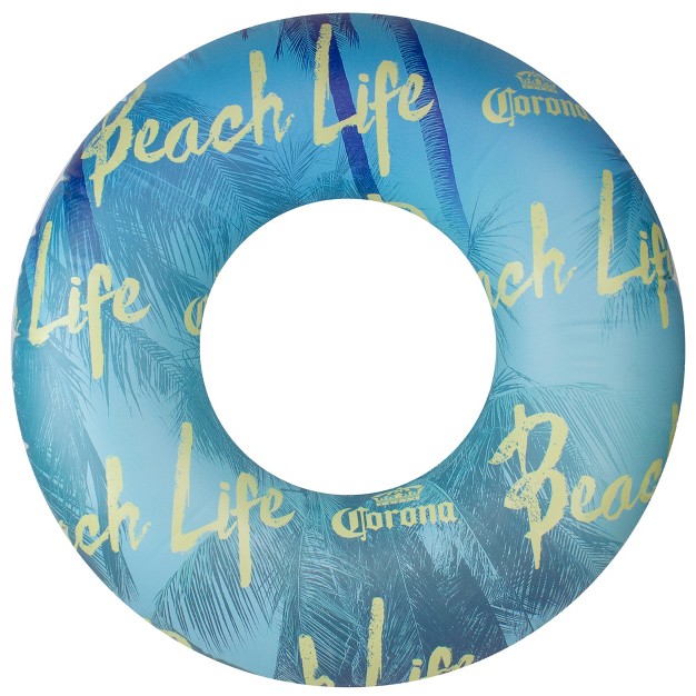 Inflatable Corona Beach Life Swimming Pool Tube Ring