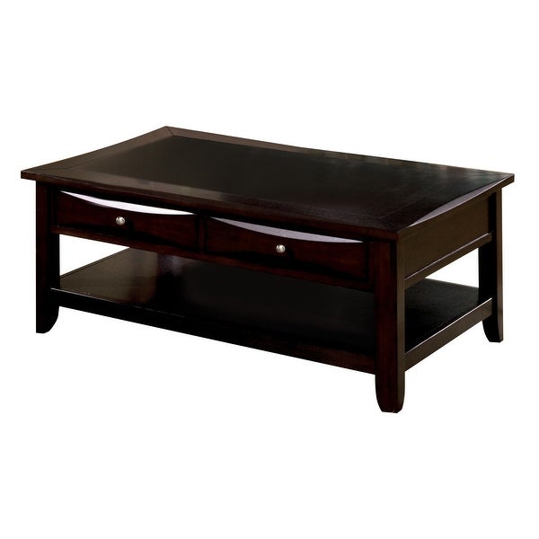 Furniture of America Bolt Transitional Espresso 50-inch Coffee Table