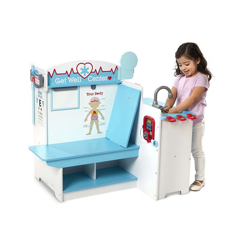 Melissa and Doug Wooden Get Well Doctor Activity Center