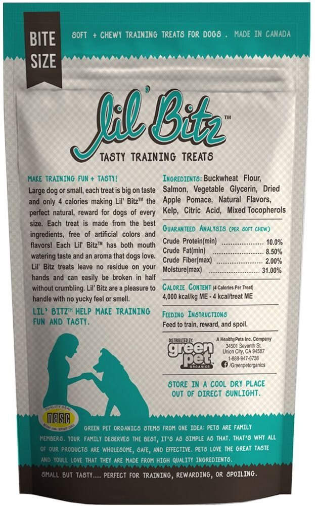 Lil' Bitz Wild Salmon and Kelp Training Dog Treats