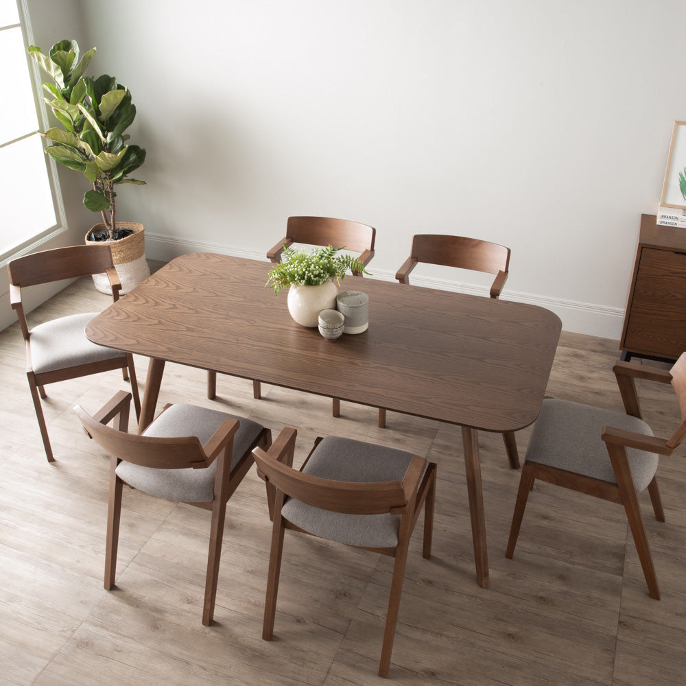 RODEN Dining Table 180cm - Walnut