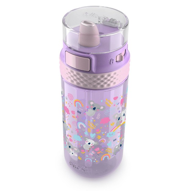 Stratus Plastic Kids x27 16oz Water Bottle Purple pink Koala Ello