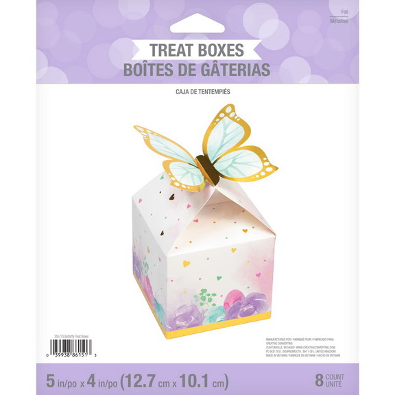 Creative Converting 355775 Golden Butterfly Favor ...