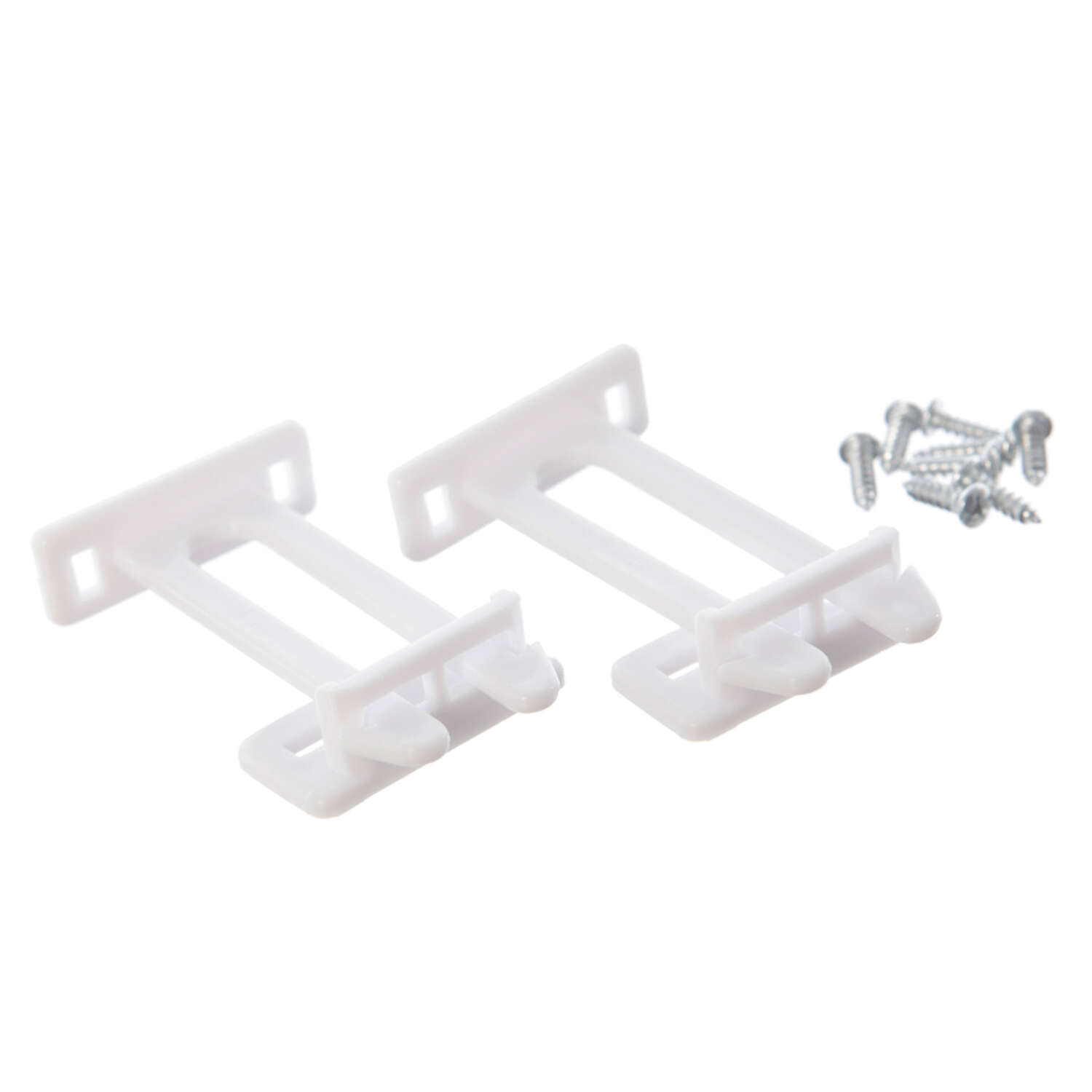 Dreambaby White Plastic Twin Pin Latches 2 pk