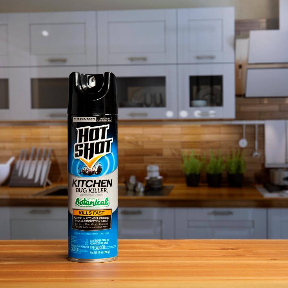 Hot Shot 14 oz. Kitchen Bug Killer Aerosol Spray HG-4470-8