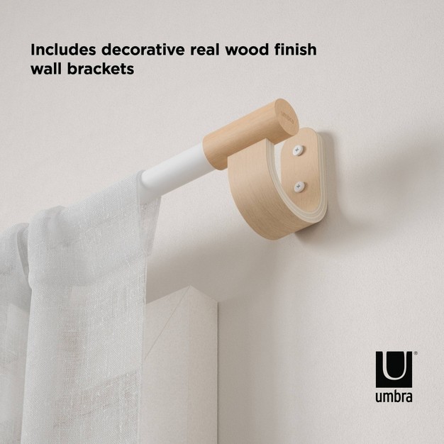 Umbra Bellwood Curtain Rod White