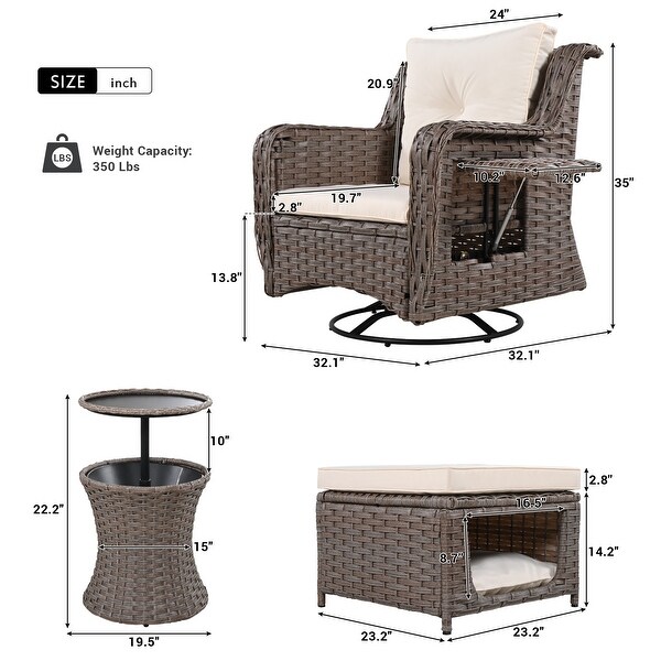 5Piece Outdoor Furniture Set