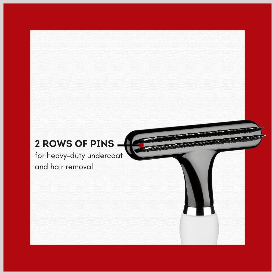 Babyliss Pro Pet Double Row Pet Rake