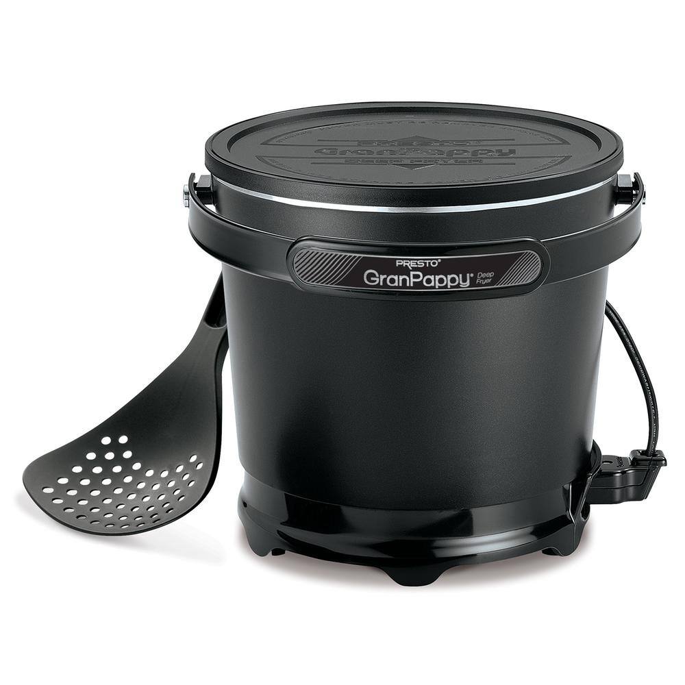 Presto 1.5 Qt. Black GranPappy Deep Fryer 05411