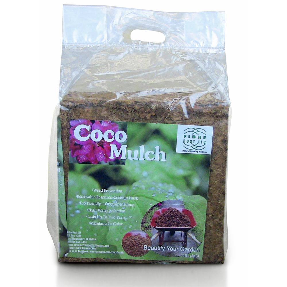 Coco Mulch 5 kg Compressed All Natural Coconut Husk Mulch FD5kgmul