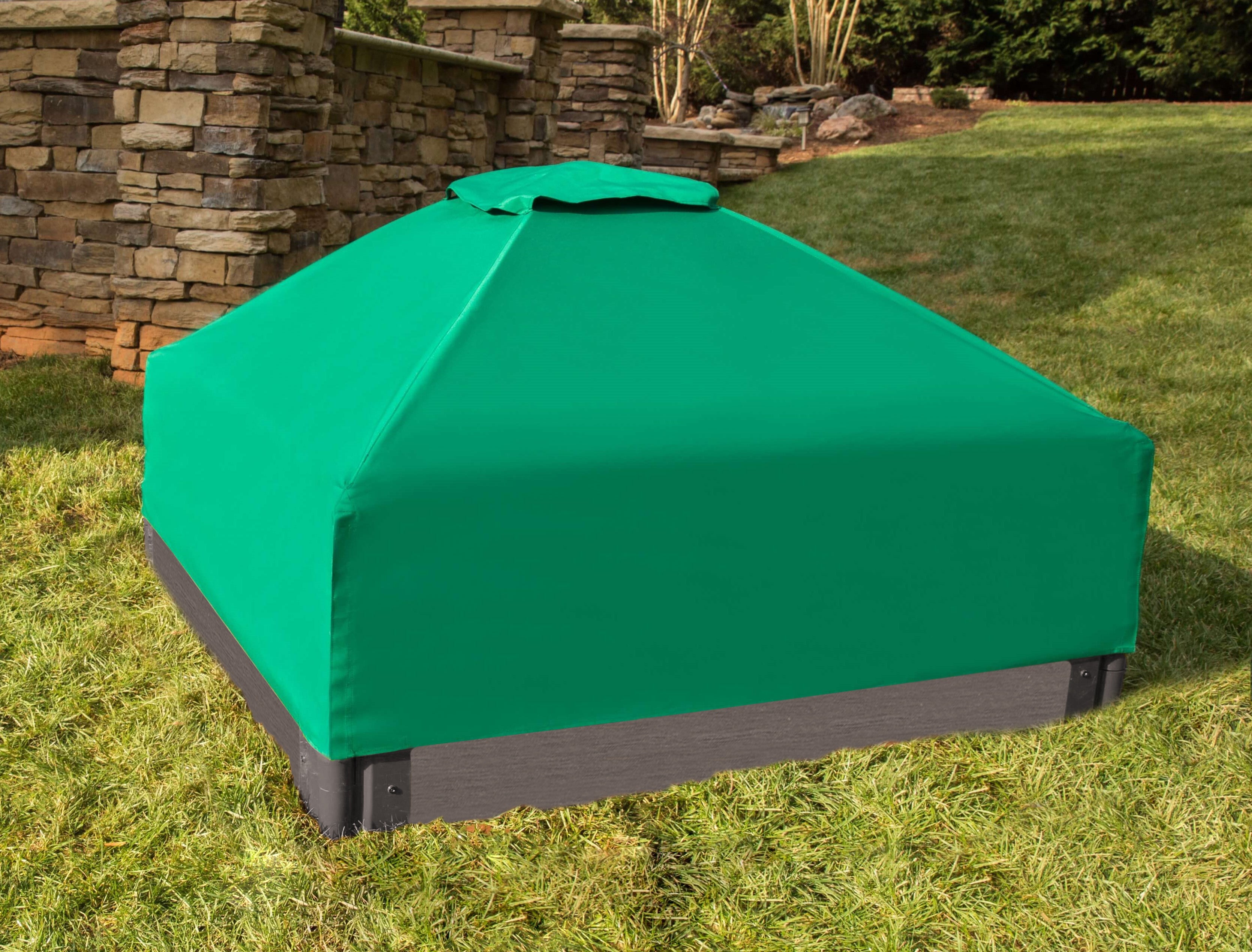 4' x 4' Composite Square Sandbox - 2 Inch Profile