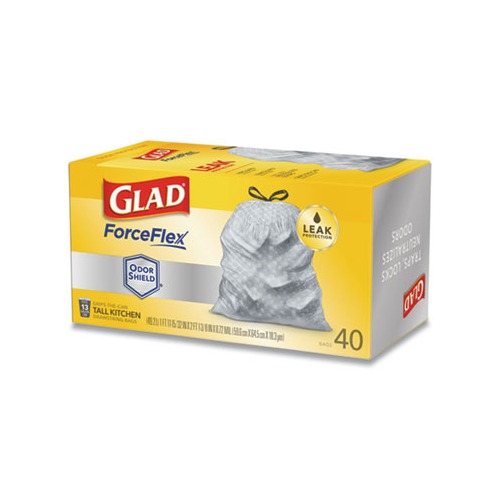 Glad Tall Kitchen Drawstring Trash Bags  CLO79008