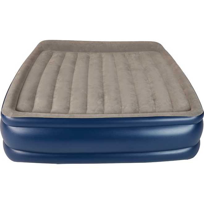 Magellan Outdoors Raised TriTech King-Size Airbed with Built-In Electric Pump