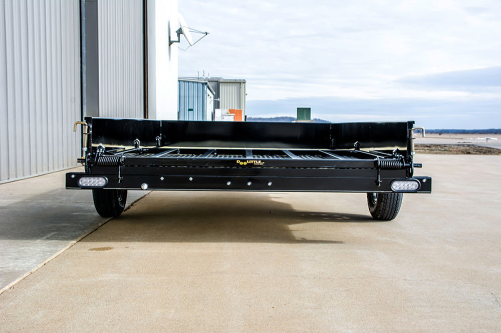 Doolittle Steel Sided Open Utility Trailer 12'x77 Single Axle HD Pro Toolbox