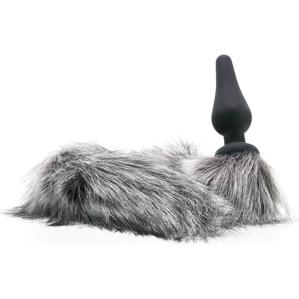 Tailz Grey Wolf Tail Anal Plug & Ears Set