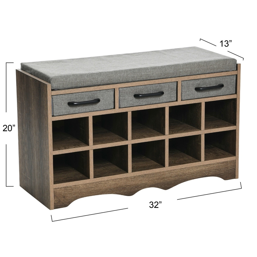 Entryway Storage Bench   12.8\