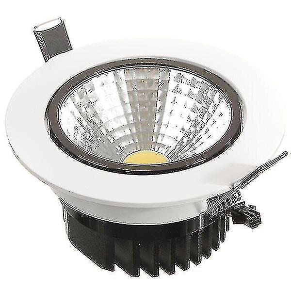 12w Non-dimmable Cob Led Recessed Ceiling Light Fixture Down Light Kit