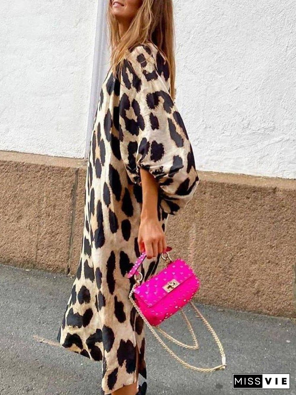 Wild Woman Leopard Print Dress P16397