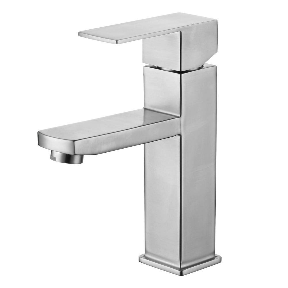 Luxurious Single Hole Single-Handle Bathroom Faucet in Brushed Nickel Finish YPG317