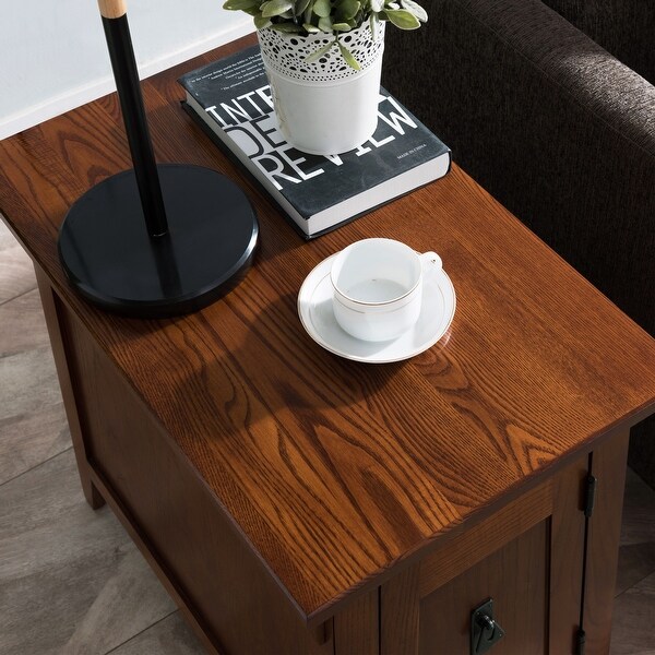 Leick Home Mission Cabinet End Table