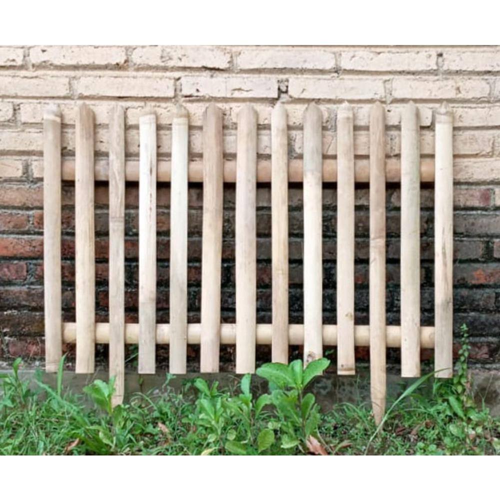 MGP 30 in. H Bamboo Picket Garden Fence BPB-30