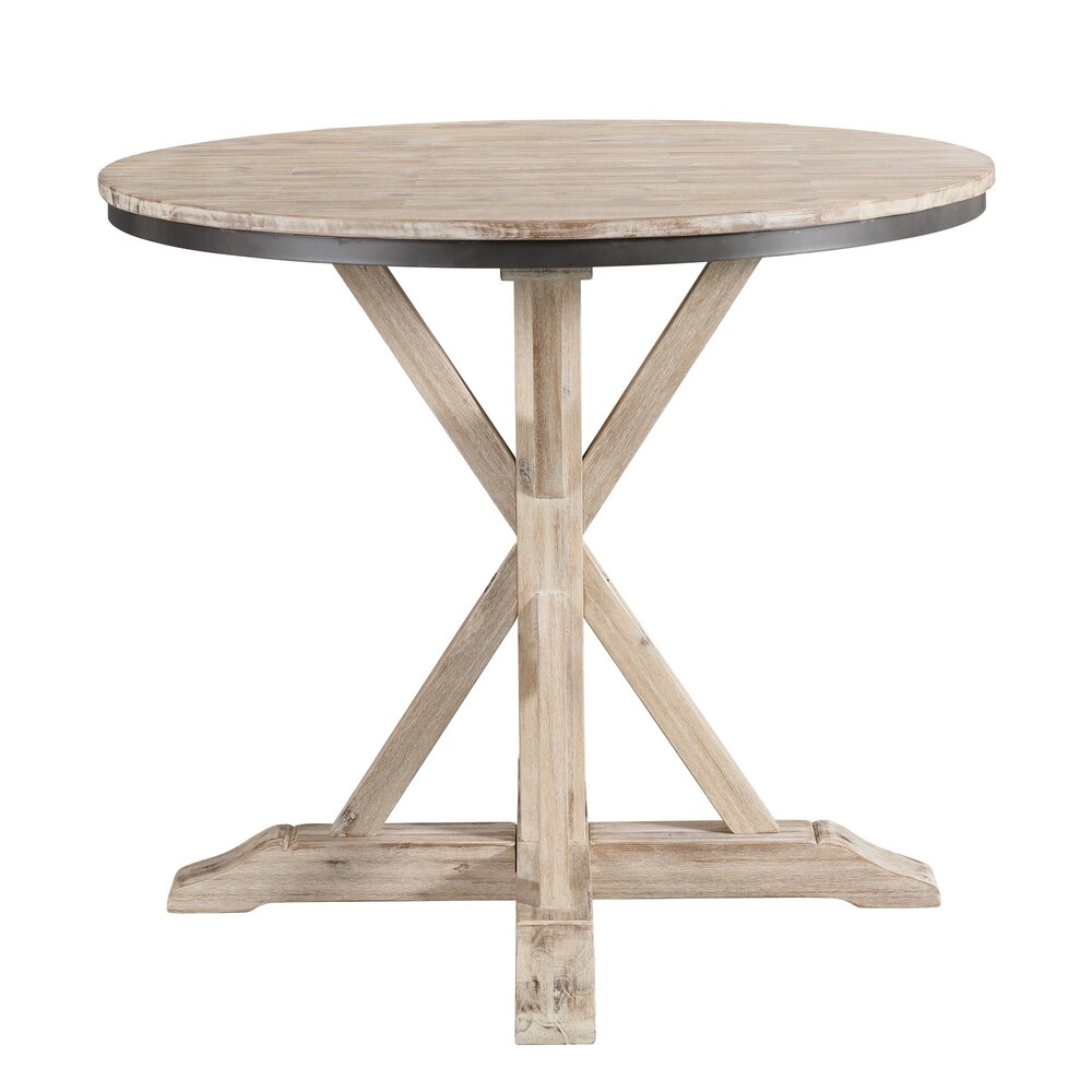 The Gray Barn Whistle Stop Round Counter height Dining Table   N/A