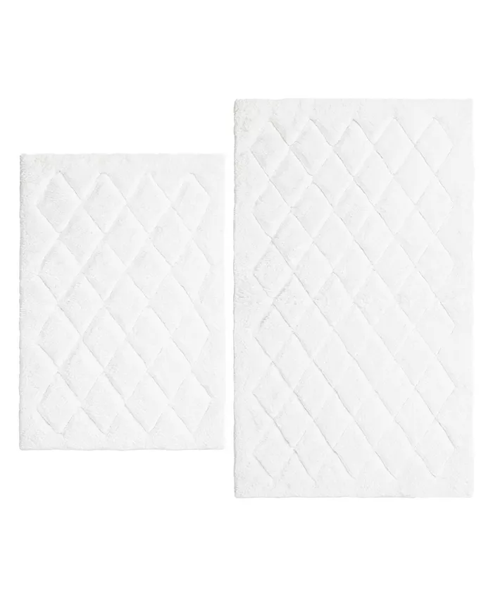 Vera Wang CLOSEOUT! Marquis Diamond Bath Rug Set