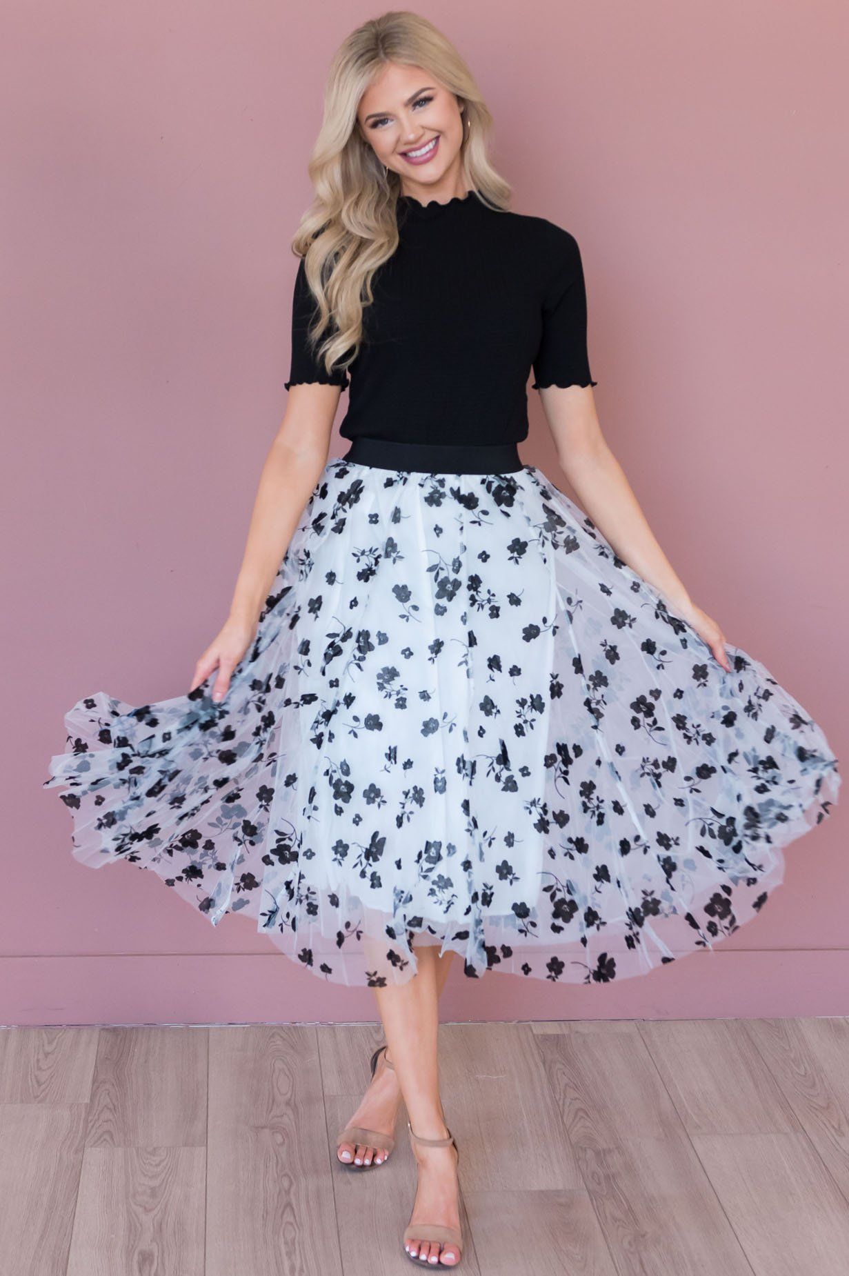 Forever Love Song Modest Tulle Skirt