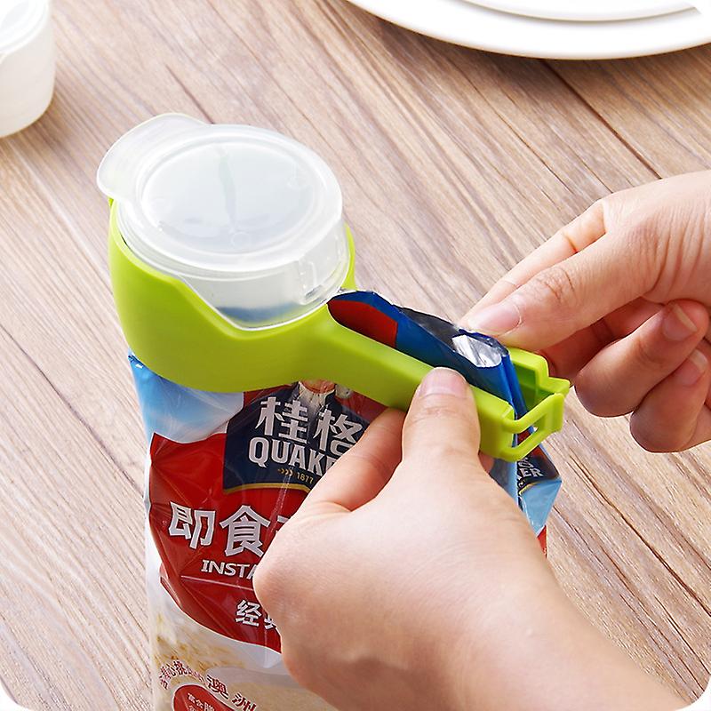 Sealing Clip， Food Preservation， Sealing Clip， Tea Moisture-proof Mouth， Plastic Bag Clip， Multifunctional Snack Bag Sealing Clip(light Gray)