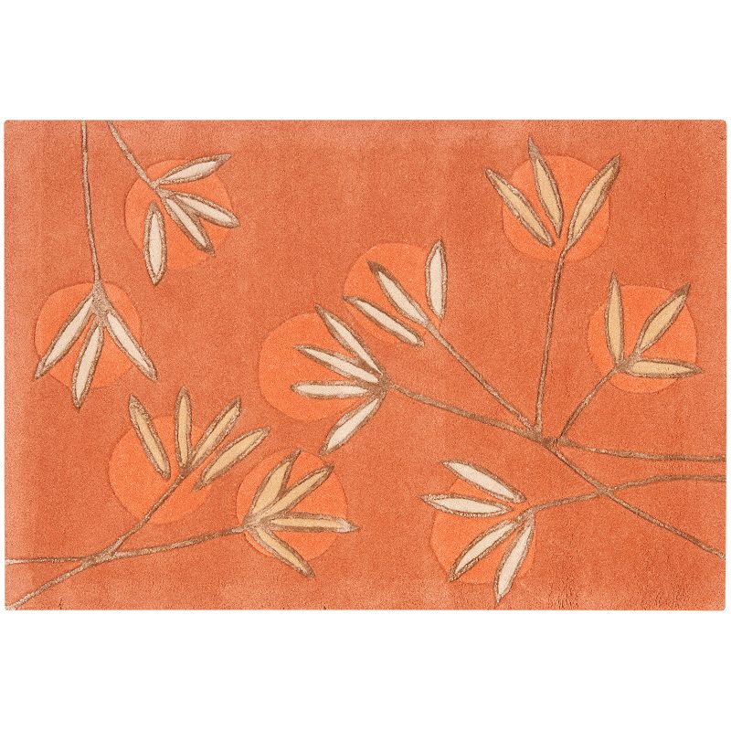 Safavieh Soho Branch Rust Orange Wool Rug