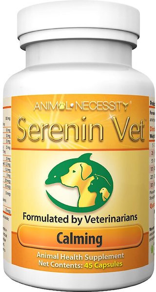 Animal Necessity Serenin Vet Natural Calming Dog and Cat Supplement