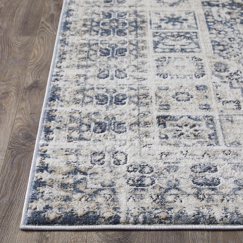 Loomaknoti Kehleigh Avel Blue Area Rug