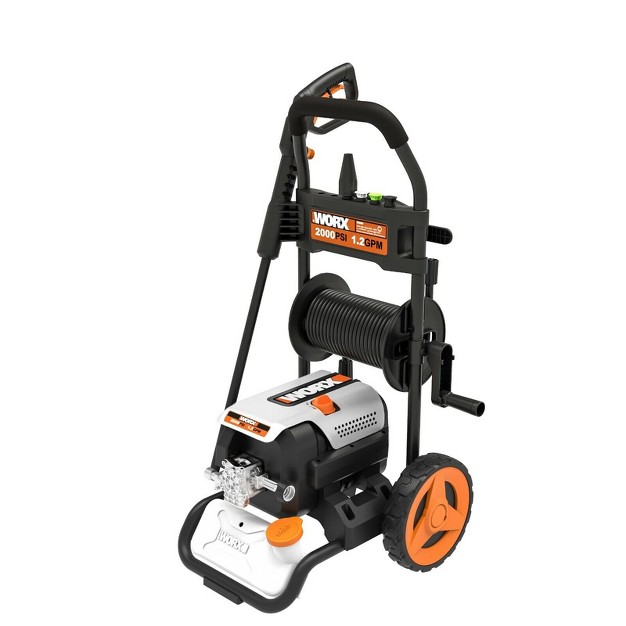 Worx Wg607 13 Amp Brushless 2000 Psi Electric Pressure Washer 1 2 Gpm