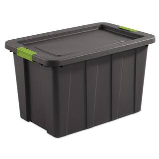 Sterilite Latching 30 Gal. Plastic Storage Bin Container and Lid (4-Pack) 4 x 15273V04