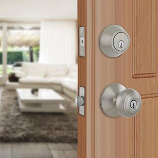 Defiant Hartford Satin Nickel Combo Pack with Double Cylinder Deadbolt 32BGX2D2B