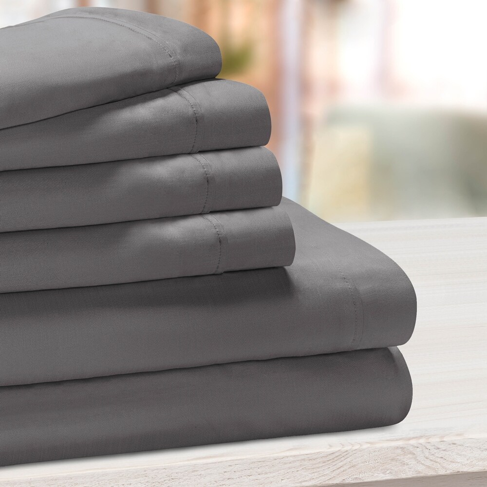Superior Thread Count 1000TC Cotton Blend 6 Piece Sheet Set