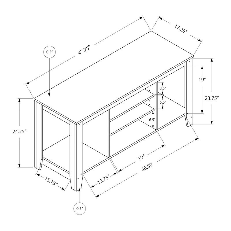 Monarch Contemporary TV Stand