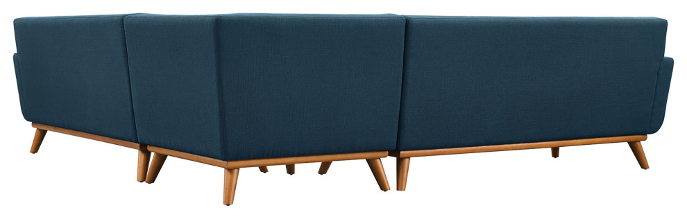Azure Engage L Shaped Sectional Sofa   Midcentury   Sofas   by PARMA HOME  Houzz